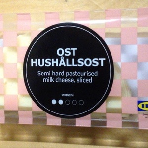 OST HUSHÅLLSOST セミハードチーズ スライス